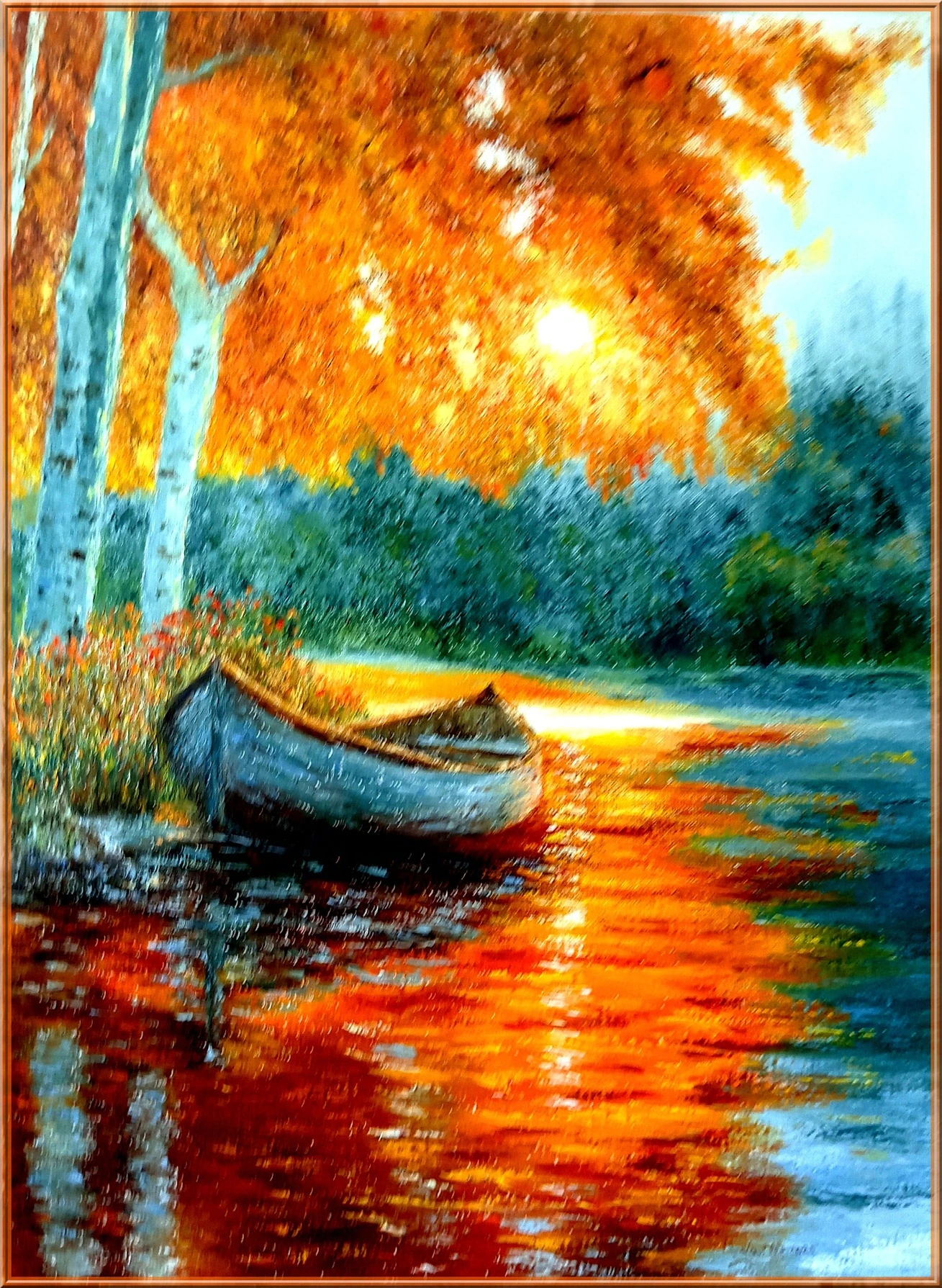 Peinture de l'artiste Monique Laville