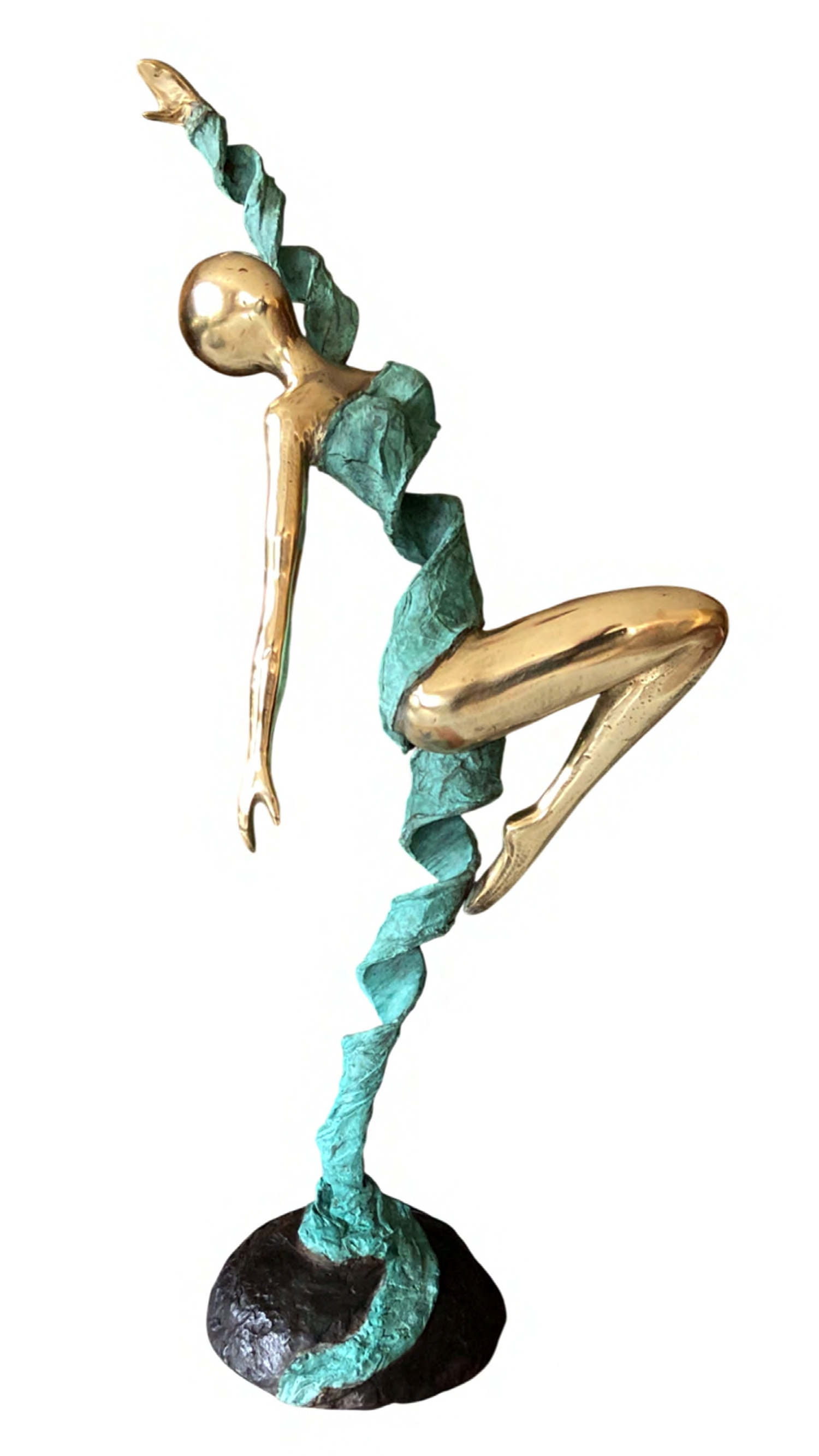 Sculpture d'une ballerine 